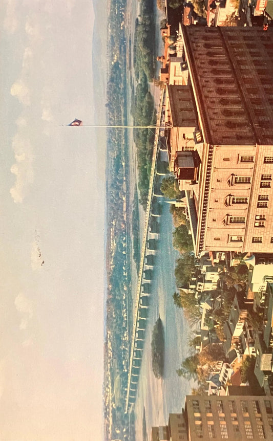 M. Harvey Taylor Bridge - Harrisburg, Pennsylvania - Ektachrome by Les Smith - Vintage Postcard