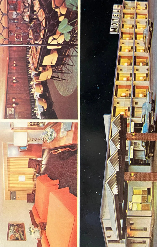 The Motel Inn Towne - Stroudsburg, Pennsylvania - Photo by A. W. Koster - Vintage Postcard