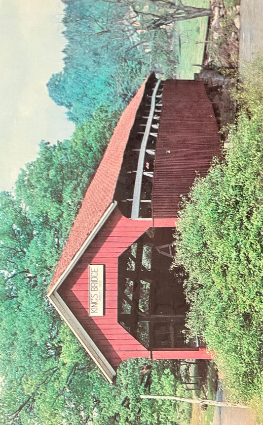 King’s Bridge - Somerset County, Pennsylvania - Vintage Postcard