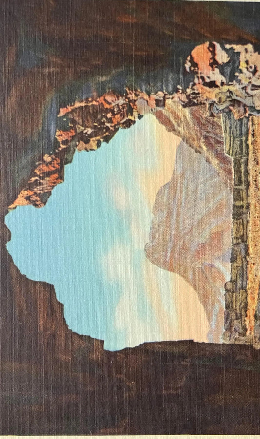 Mount Wilbur’s From Ptarmigan Tunnel, Glacier National Park, Montana - Photo: Hileman - Vintage Postcard