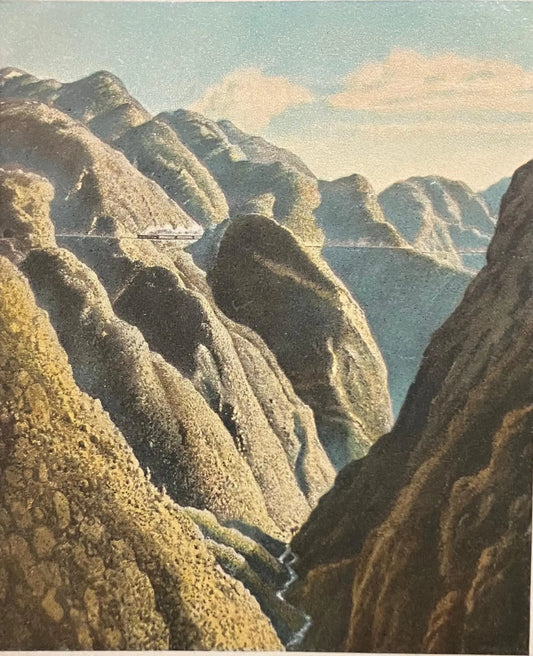 Carrico Gorge, California - Market Postcard - Vintage Postcard