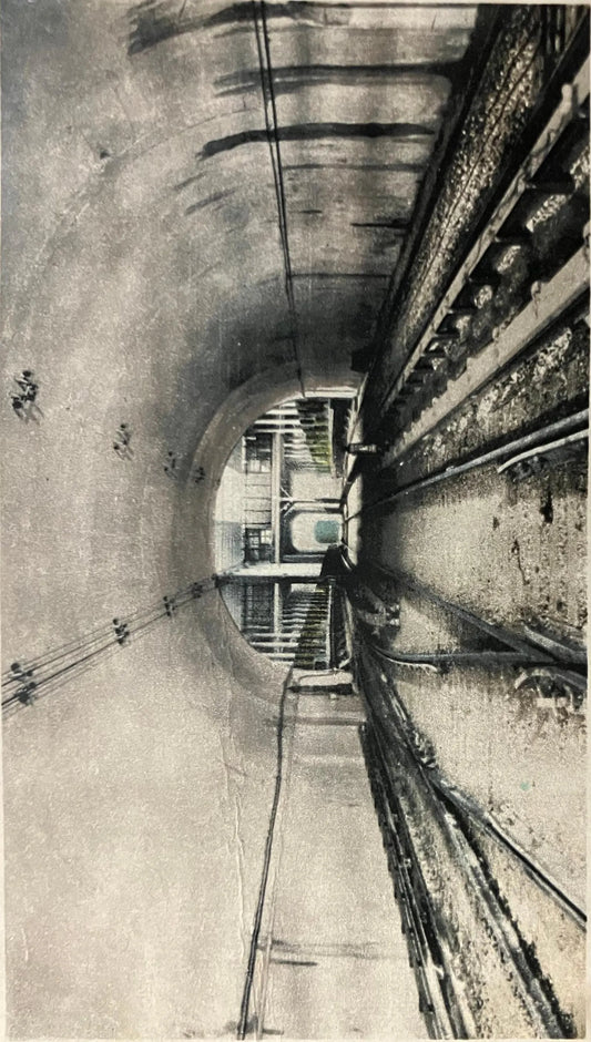 The Subway; Concrete Arch at 117th. Street and Broadway, New York - Detroit Publishing Co. - Vintage Postcard