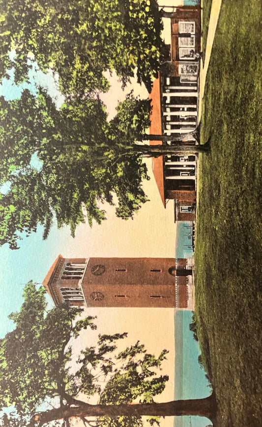 Miller Memorial Bell Tower, Chautauqua, New York, On Lake Chautauqua - Vintage Postcard