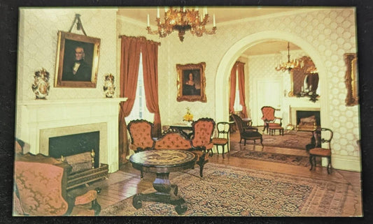 Home of President James Polk, Columbia, Tennessee - Vintage Postcard