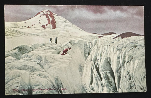 Elliott Glacier, Mount Hood, Oregon Series #7966 - Vintage 1920s Postcard