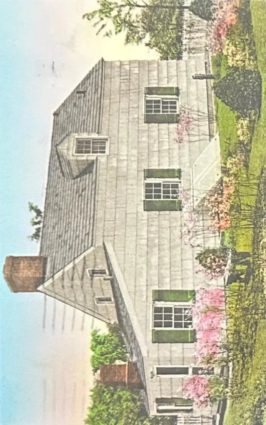 Edgar Allan Poe House, Dearborn, Michigan - Vintage Postcard