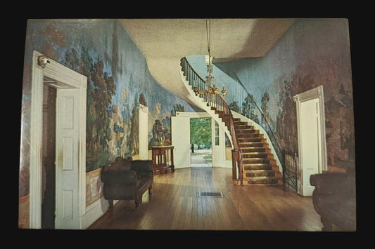 The Hall of Hermitage, Home of Andrew Jackson, Hermitage, Tennessee - Vintage Postcard