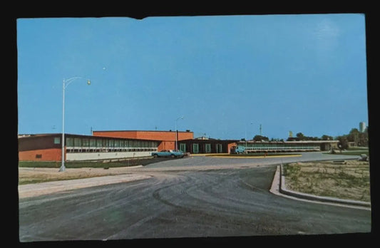 Caro Community High School, Caro, Michigan - Vintage Postcard