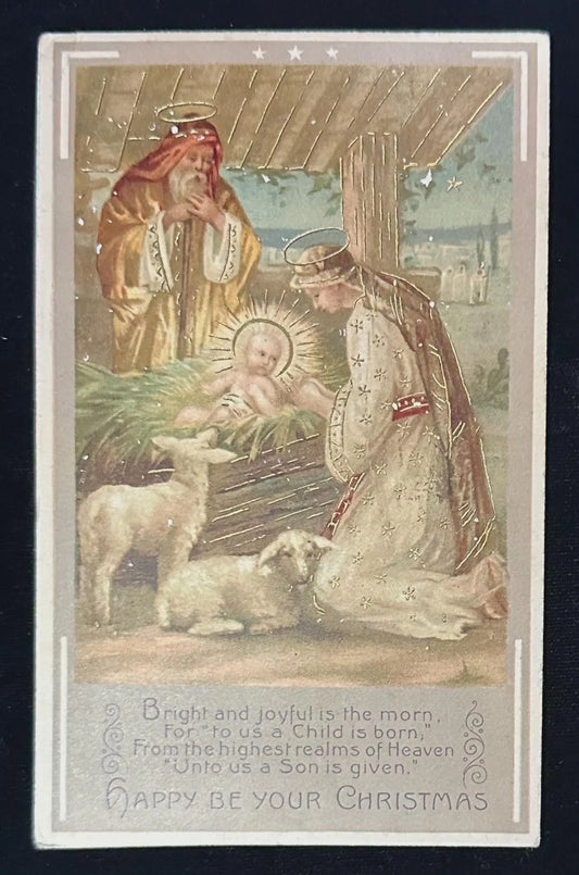 Happy Be Your Christmas - Vintage Postcard