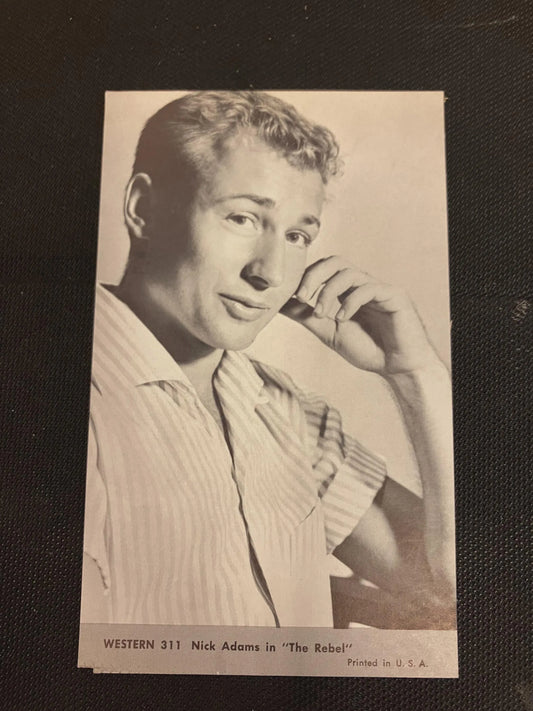 Western 311 Nick Adams in “The Rebel” - Printed in USA - Vintage Postcard