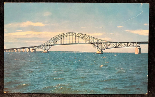 Captree State Parkway Bridge - Bay Shore, New York - Vintage Bridge Postcard