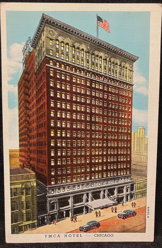 YMCA Hotel - Chicago, Illinois - Vintage Hotel Postcard