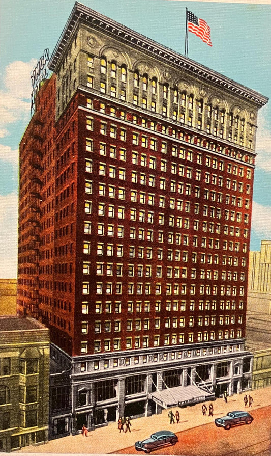 YMCA Hotel - Chicago, Illinois - Vintage Hotel Postcard