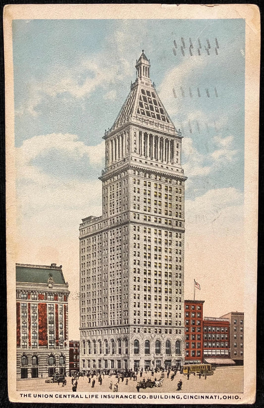 The Union Central Life Insurance Co. Building, Cincinnati, Ohio - Vintage Postcard