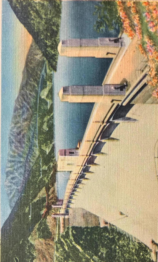 Morris San Gabriel Dam, San Gabriel River Canyon, California - Vintage Postcard