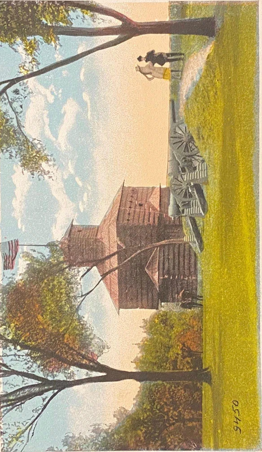 Block House, Rock Island Arsenal, Rock Island, Illinois - Vintage 1910s Postcard