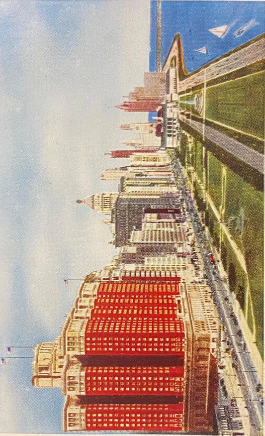 The Stevens, A Hilton Hotel, Chicago, Illinois - Vintage Postcard