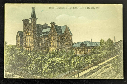 Rose Polytechnic Institute, Terre Haute, Indiana - Vintage Postcard