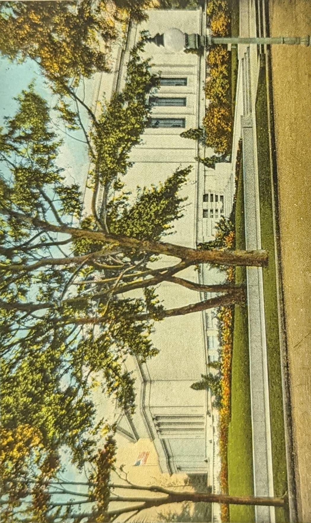 The Cleveland Museum of Art at Wade Park, Cleveland, Ohio - Vintage Museum Postcard - Art Museum remains Today