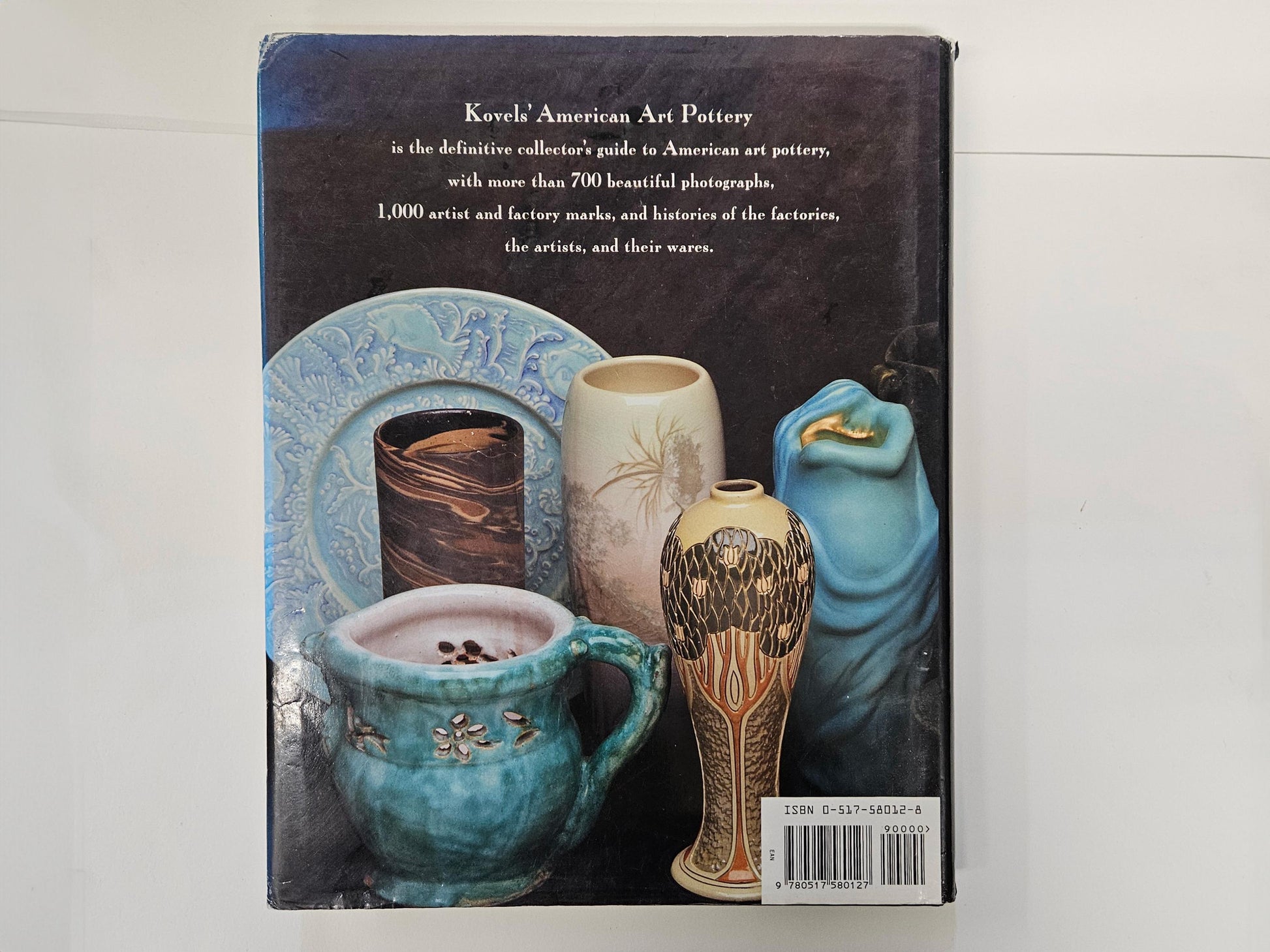 1993 Kovel's American Art Pottery By Ralph And Terry Kovel - Hard Cover Collector's Guide  (New) Back Cover