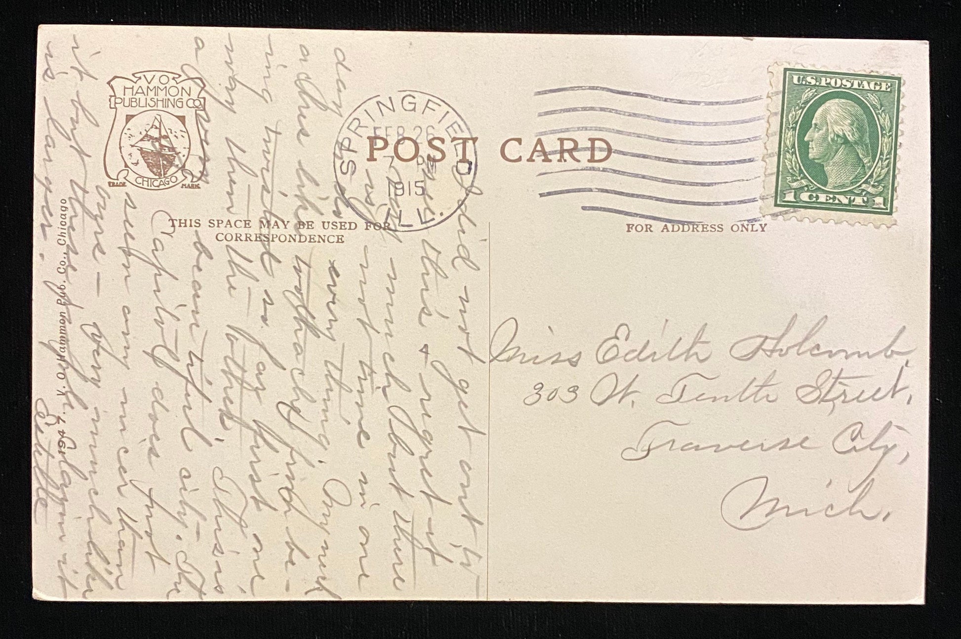 Lincoln Inn, Lincoln Park, Springfield, ILL. - Vintage Postcard Back Information: None Condition: Go