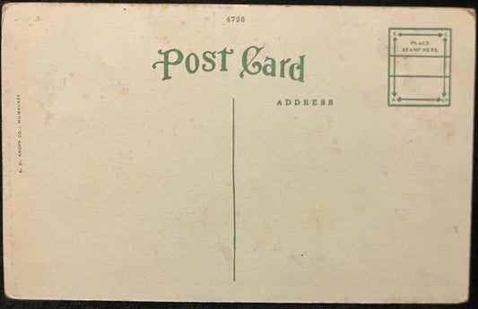 On front: Post Office and Federal Building, Montgomery, Ala. On back: Bank Unmailed: Condition: Good with some aging and discoloration Publisher: E. C. Kropp Co. Color