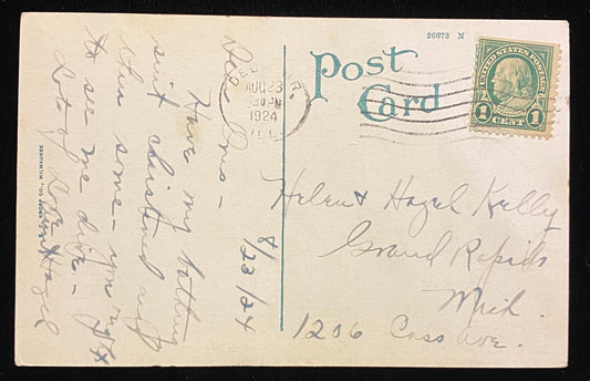 Roosevelt Junior High School, Decatur, Illinois - Vintage Postcard Back Information: None Condition: