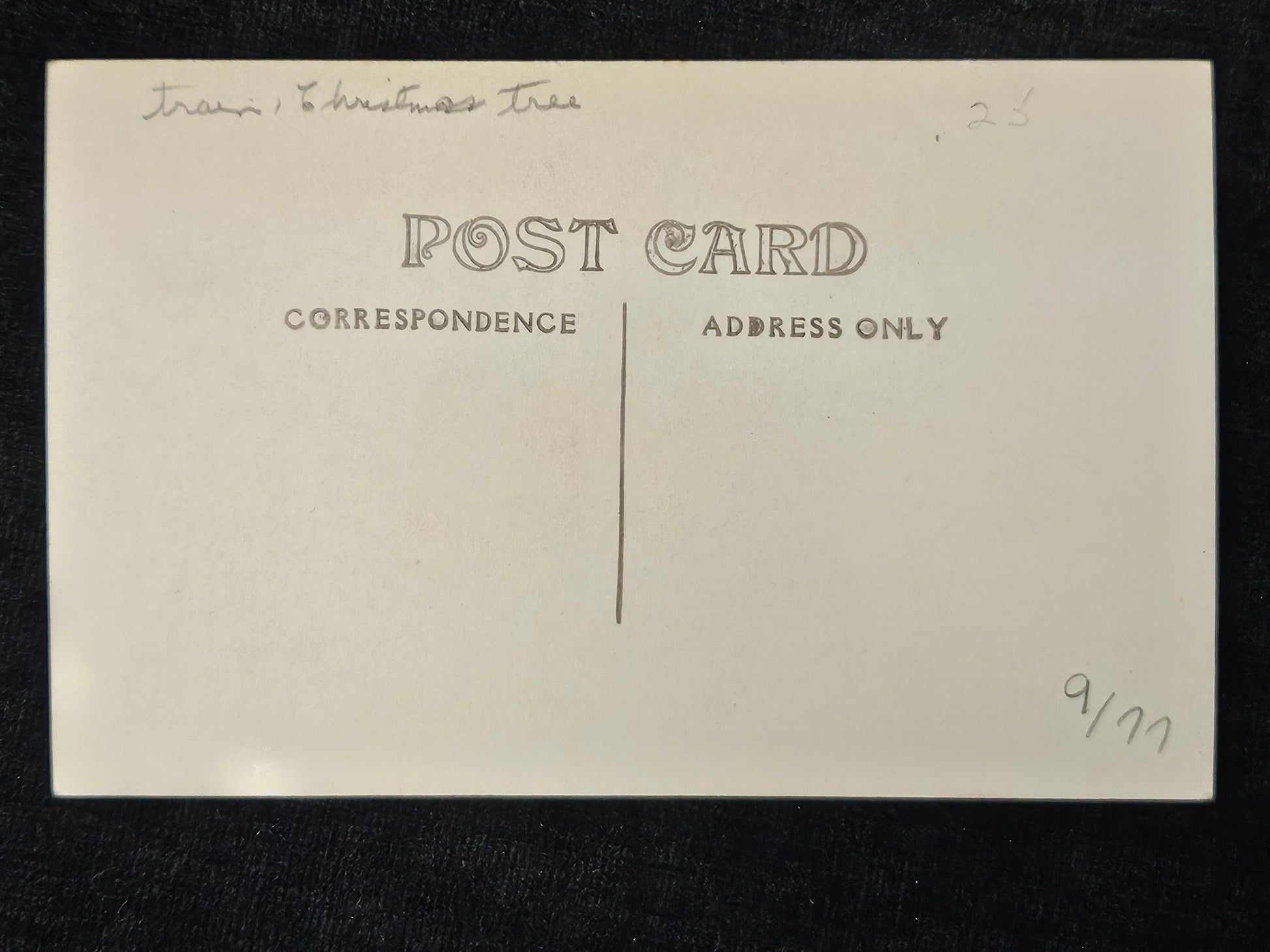 This RPPC shows a very proud little boy, about 6 years in age dressed in knickers and a white shirt.